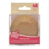 Cápsulas Cupcakes Marrón Kraft 48 ud - Funcakes