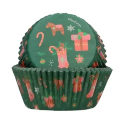 Cápsulas Cupcakes Navidad 48 ud - Funcakes