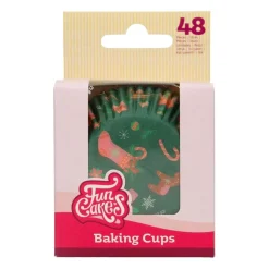 Cápsulas Cupcakes Navidad 48 ud - Funcakes