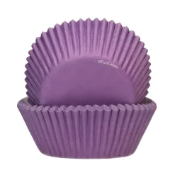 Cápsulas Cupcakes Púrpuras 48 ud - Funcakes