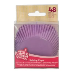 Cápsulas Cupcakes Púrpuras 48 ud - Funcakes