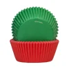 Cápsulas Cupcakes Rojas y Verdes 48 ud - Funcakes