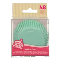 Cápsulas Cupcakes Verde Menta 48 ud - Funcakes