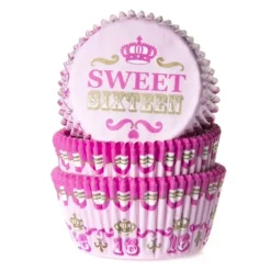 Cápsulas Cupcake Sweet Sixteen 50 ud - House of Marie