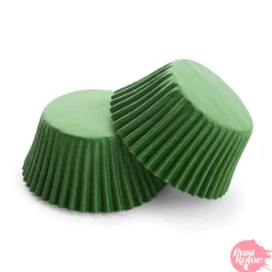 Cápsulas Cupcake Verdes - 24 Unidades