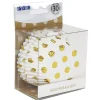 Cápsulas de Aluminio Lunares Dorados 30 ud