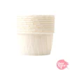 Cápsulas Mini Cupcake Borde Reforzado Blancas 100 ud
