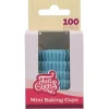 100 Cápsulas Mini Cupcakes Azul Claro - Funcakes
