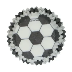100 Cápsulas Mini Cupcakes Fútbol - Funcakes