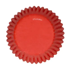 100 Cápsulas Mini Cupcakes Rojas - Funcakes