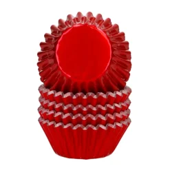 Cápsulas Mini Cupcakes Rojo Metálico 160 ud - Wilton