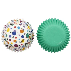 Cápsulas Mini Cupcake Triangulos Dots 100 ud - Wilton