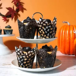 Cápsulas Negras para Muffins Halloween 24 ud - PME