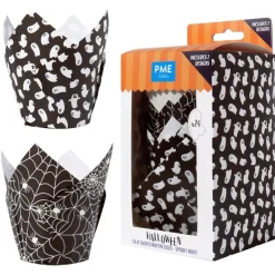 Cápsulas Negras para Muffins Halloween 24 ud - PME