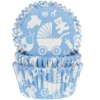 Cápsulas para cupcakes Bebé Azul