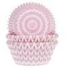 Cápsulas para cupcakes Chevron Rosa
