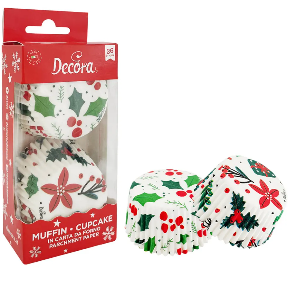 Cápsulas para Cupcakes Deseos Navideños 36 ud