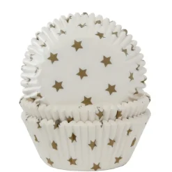 Cápsulas para cupcakes Gold Stars
