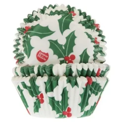 Cápsulas para cupcakes Holly & berries