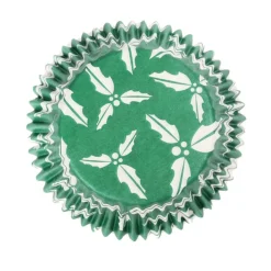 Cápsulas para cupcakes Holly Green de Culpitt