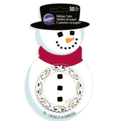 Cápsulas para Cupcakes Hombre de Nieve