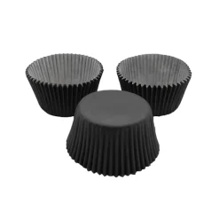 Cápsulas para Cupcakes Negras 24 Unidades
