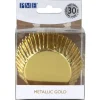 Cápsulas para Cupcakes Oro Metálico 30 ud