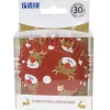 Cápsulas para Cupcakes Reno Navidad 30 ud