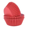 Cápsulas para Cupcakes Rojas 60 ud