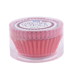 Cápsulas para Cupcakes Rojas 60 ud