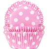 Cápsulas para Cupcakes Rosa Bebé con Lunares