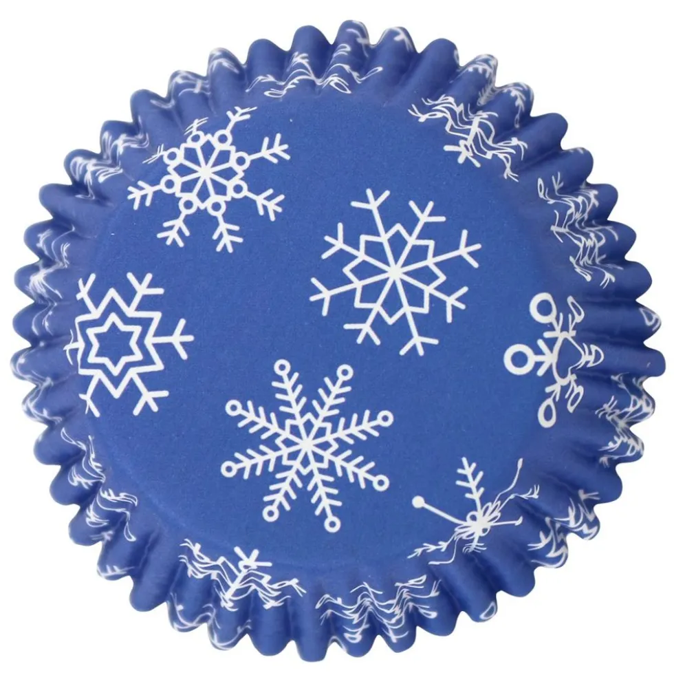Cápsulas para Cupcakes Snowflakes 30 ud