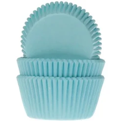 Cápsulas para Cupcakes Turquesa 50 ud - House of Marie