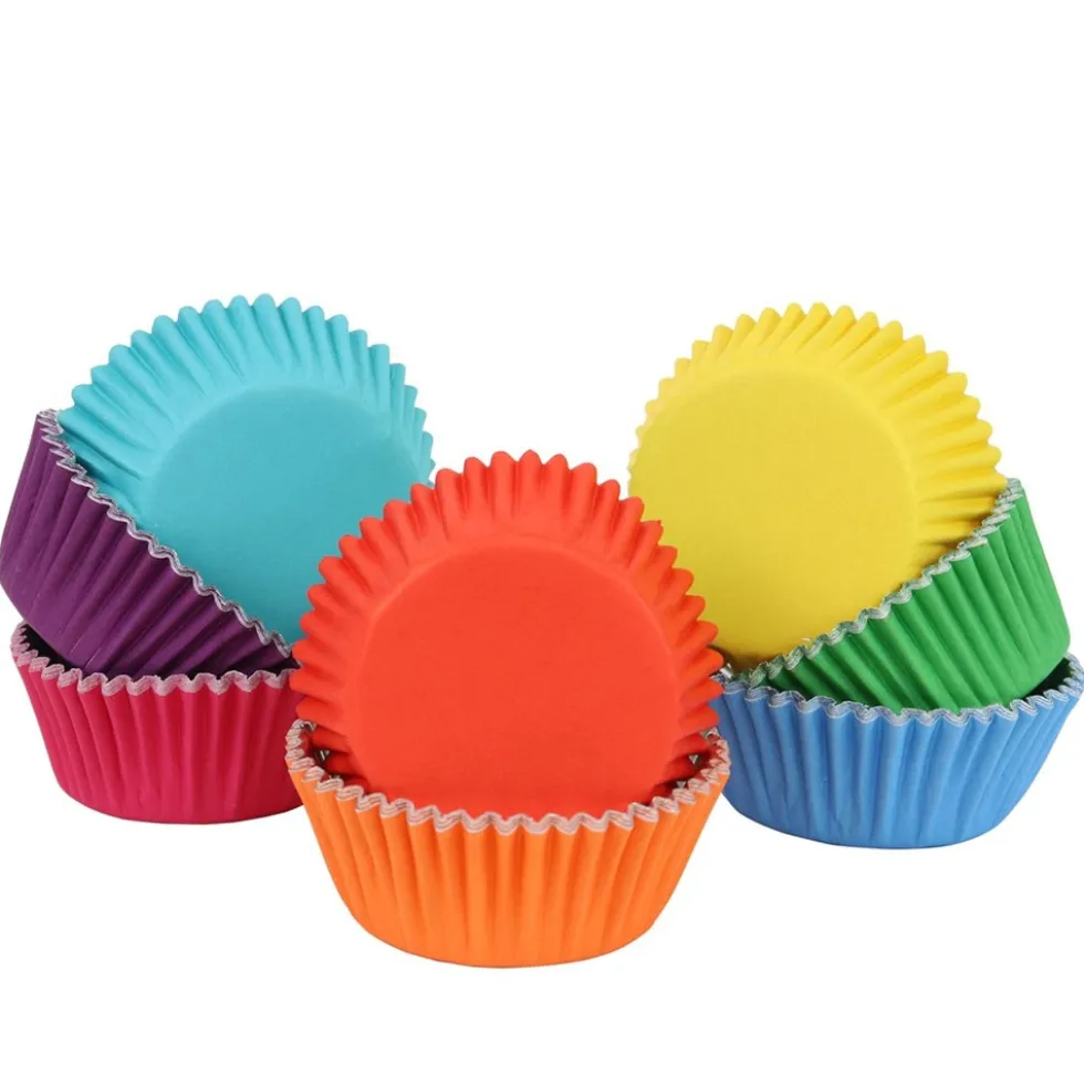 Cápsulas para Hornear Arcoiris 100 ud