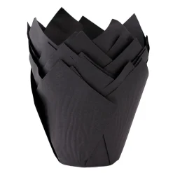 Cápsulas para Muffins Negras 24 uds - Pastkolor