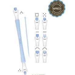 Creador de Patrones para fondant Nº 1 (10 pcs)
