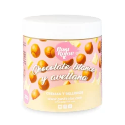 Crema de Chocolate Blanco y Avellana 300 gr - Pastkolor
