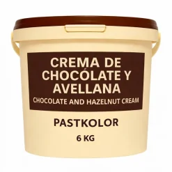 Crema de Chocolate y Avellana 6 Kg - Pastkolor