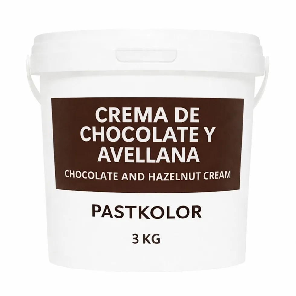 Crema de Chocolate y Avellana 3 Kg - Pastkolor