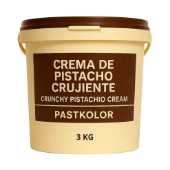 Crema de Pistacho Crunchy 3 Kg - Pastkolor