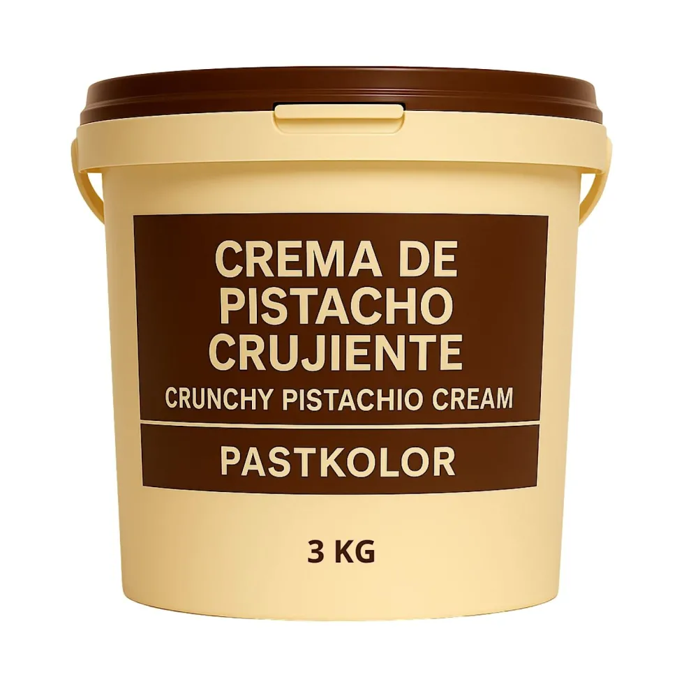 Crema de Pistacho Crunchy 3 Kg - Pastkolor