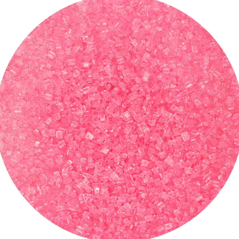 Cristales de azúcar Rosas