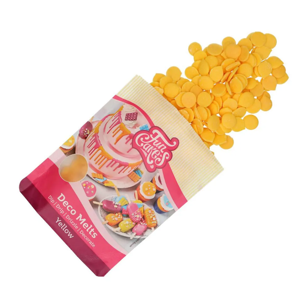 Deco Melts Color Amarillo 250 gr