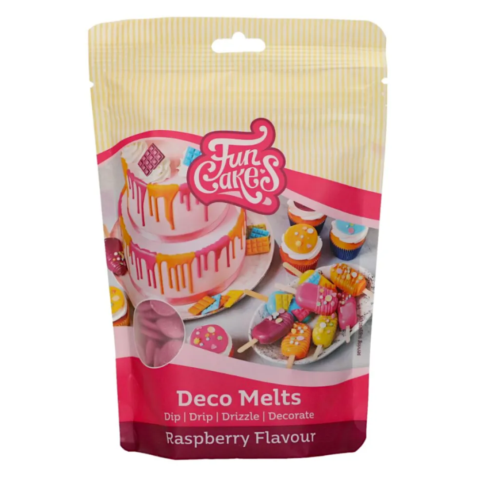 Deco Melts sabor Frambuesa 250 gr - Funcakes
