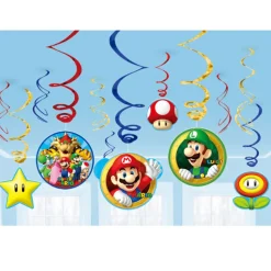 Decoración Colgante Espiral Super Mario