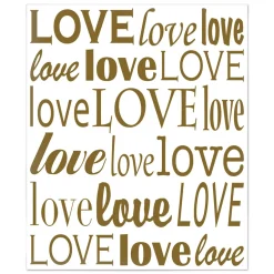 Decoración de pared Love