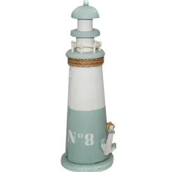 Decoración Faro de Madera 28 cm