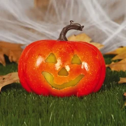 Decoración Halloween Calabaza con Luz