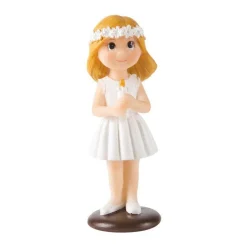 Decoración Niña con Vela 10 cm