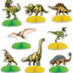 Decoración para Mesas Dinosaurios 8 unidades